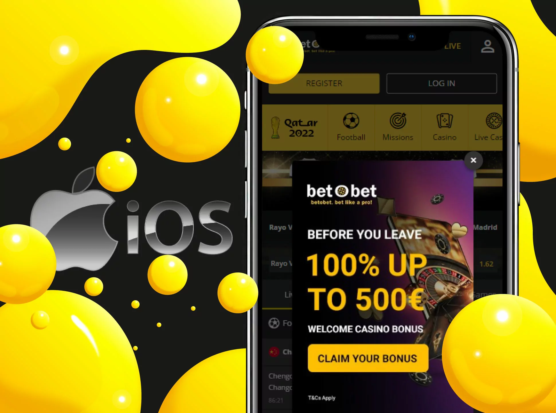 Open the Betobet official website.