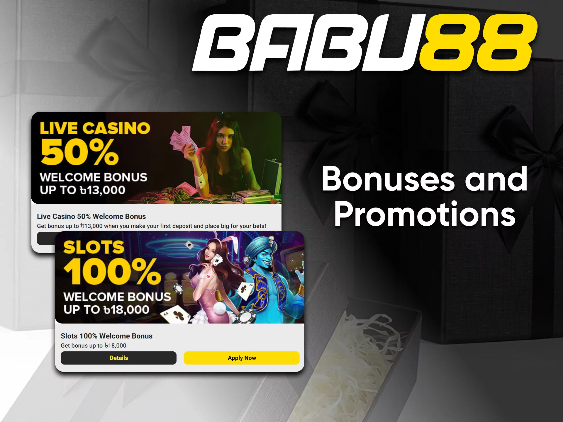 Playing the Babu88 casino, you get bonuses.