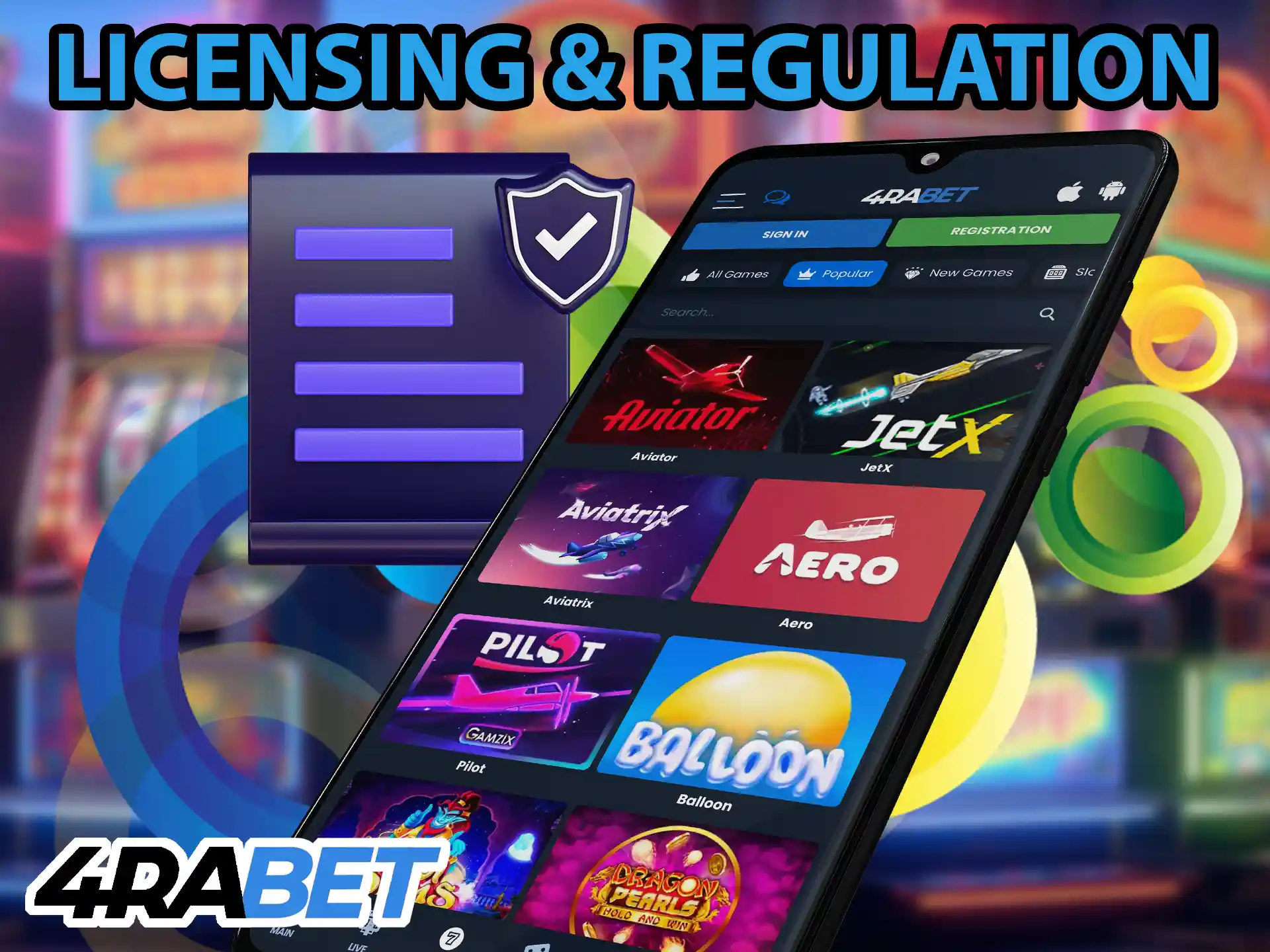 4rabet is licensed by the Gambling Commission and protects data from fraudsters through encryption.