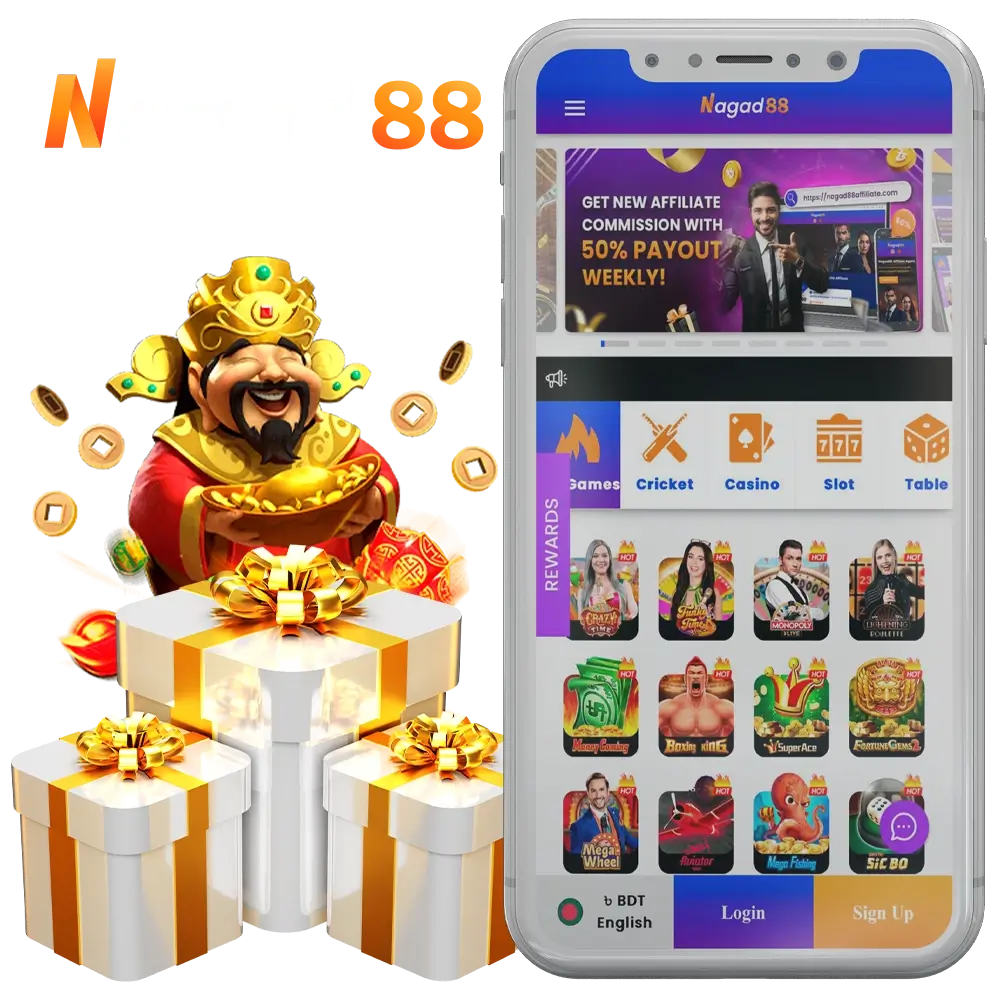 Play the best games at Nagad88 Casino.