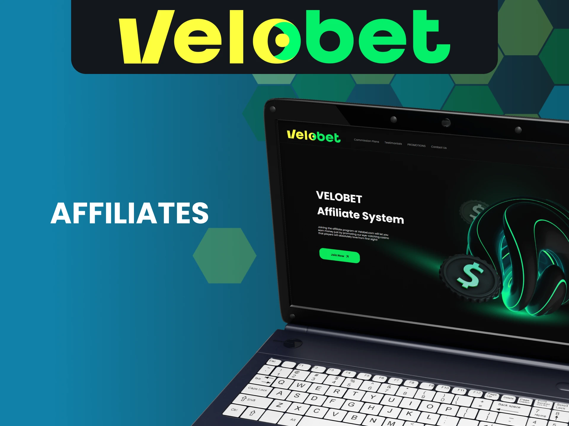 Velobet has an affiliate program.