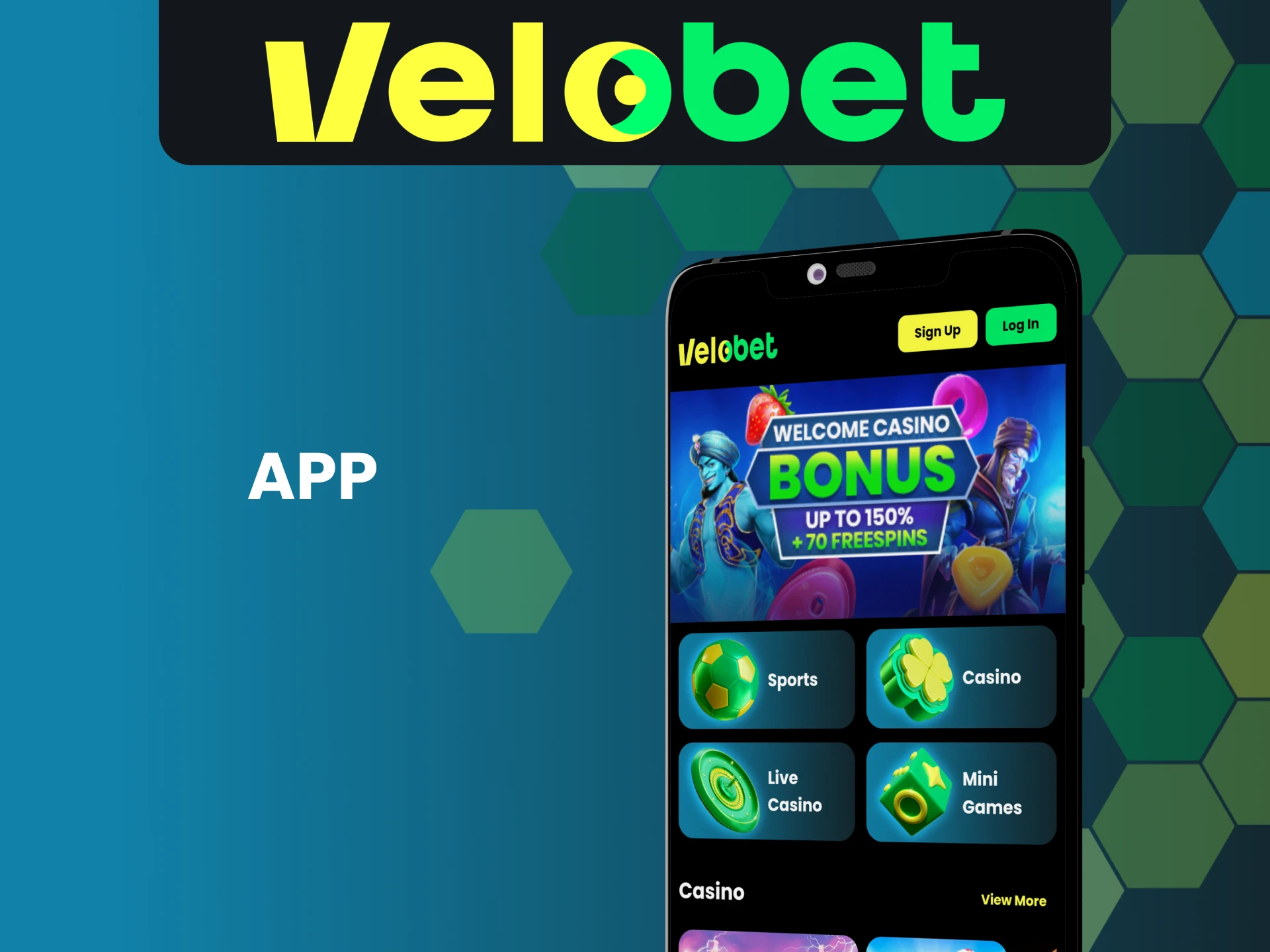 Use Velobet on your smartphone.