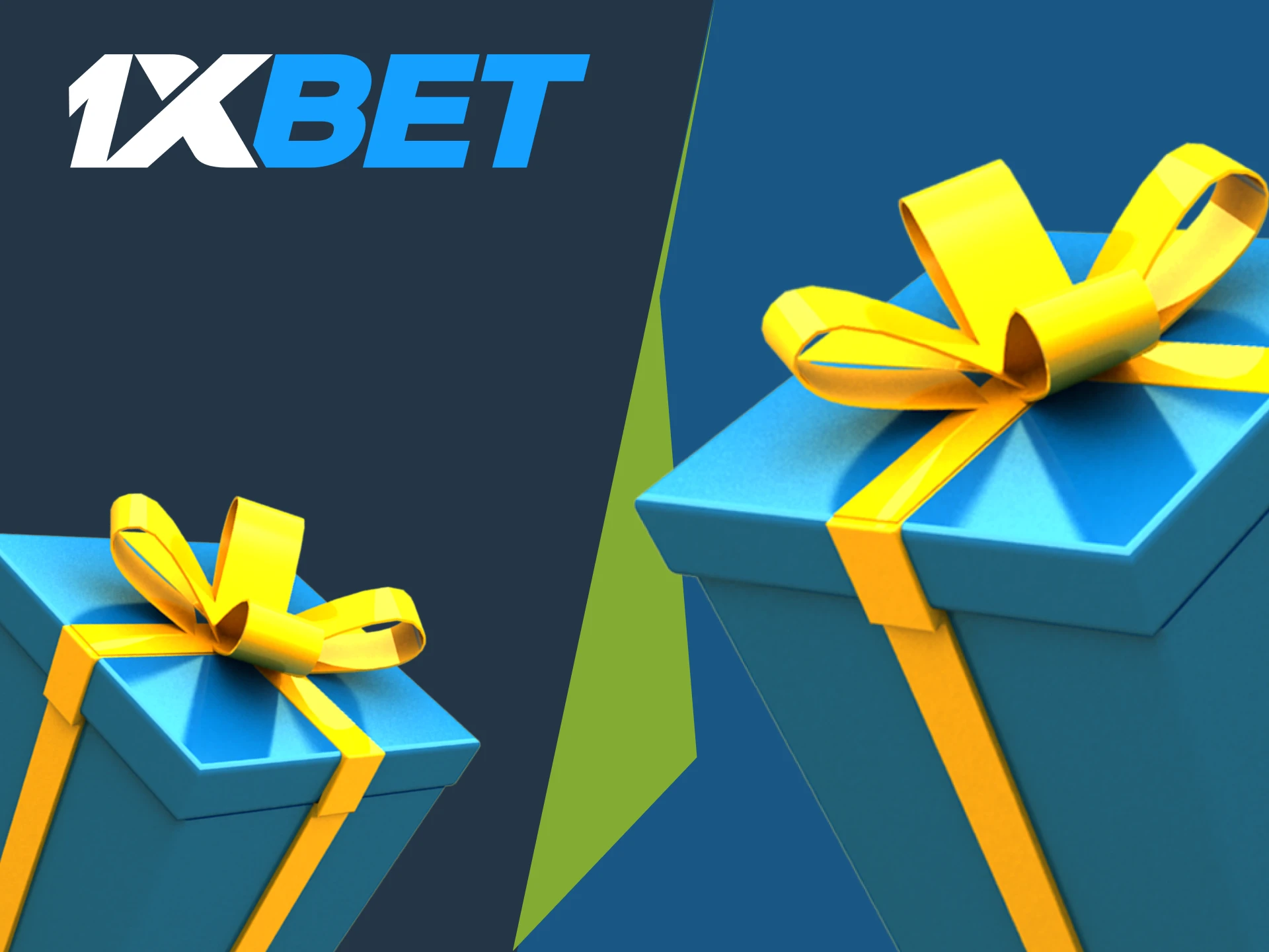 Use a special bonus code from 1xbet.