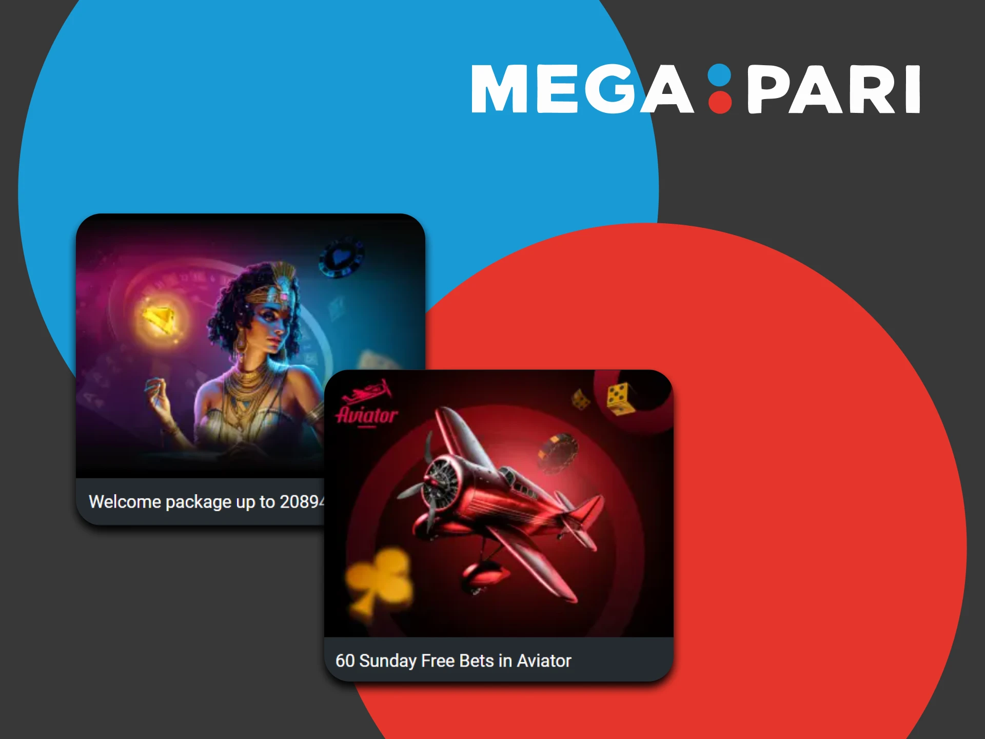 Use free spins on the Megapari website.