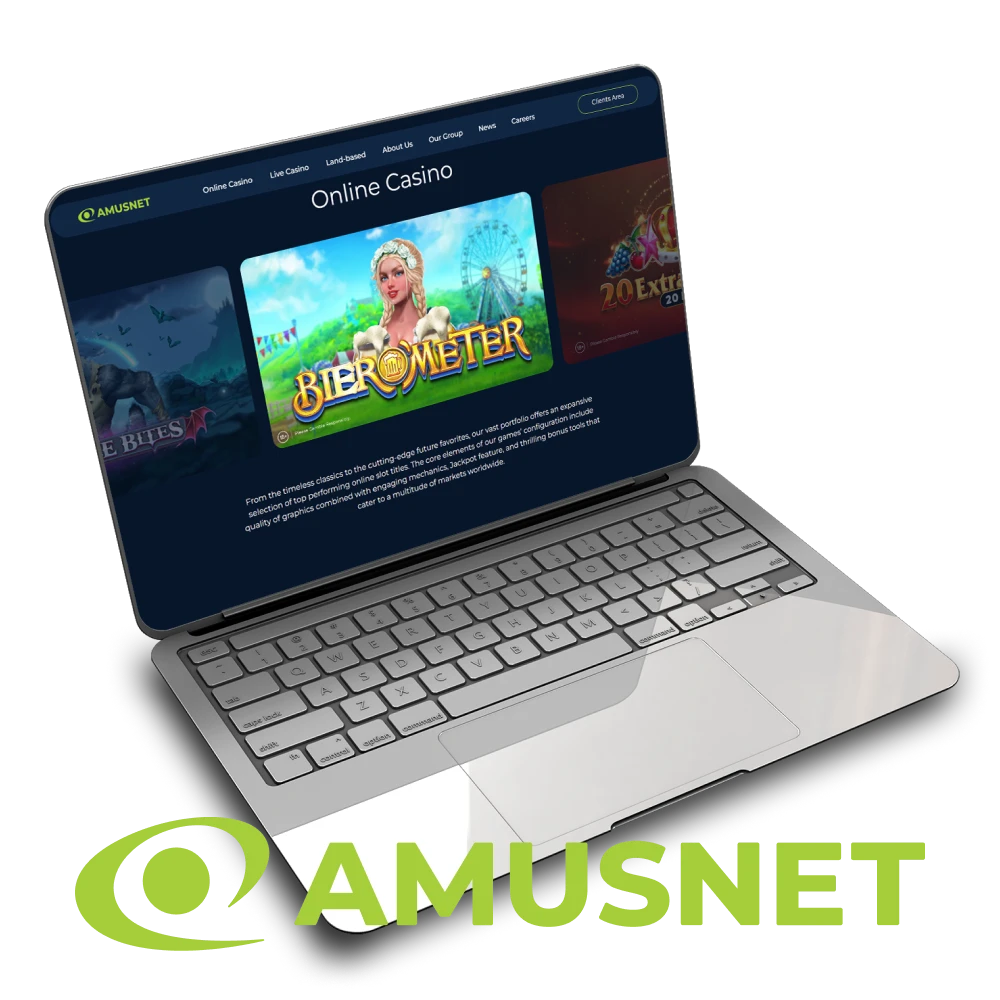 Play games from the Amusnet provider.