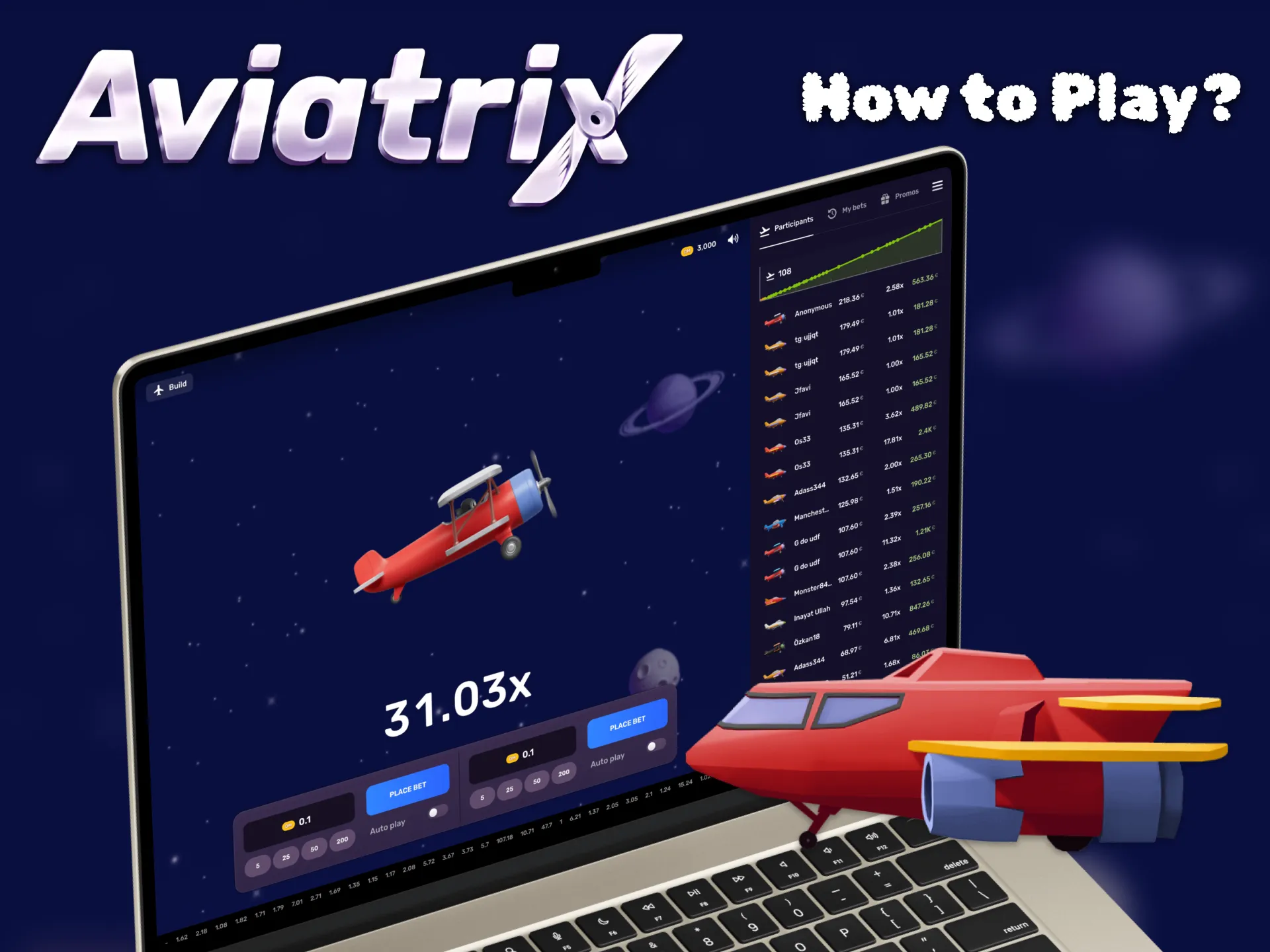 Follow the guide on how to play the Aviatrix game.