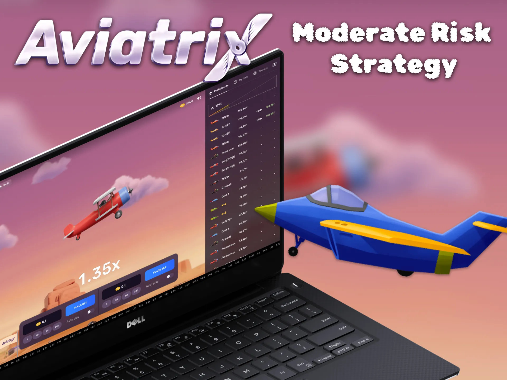 Use this strategy and increase your chances of winning Aviatrix.