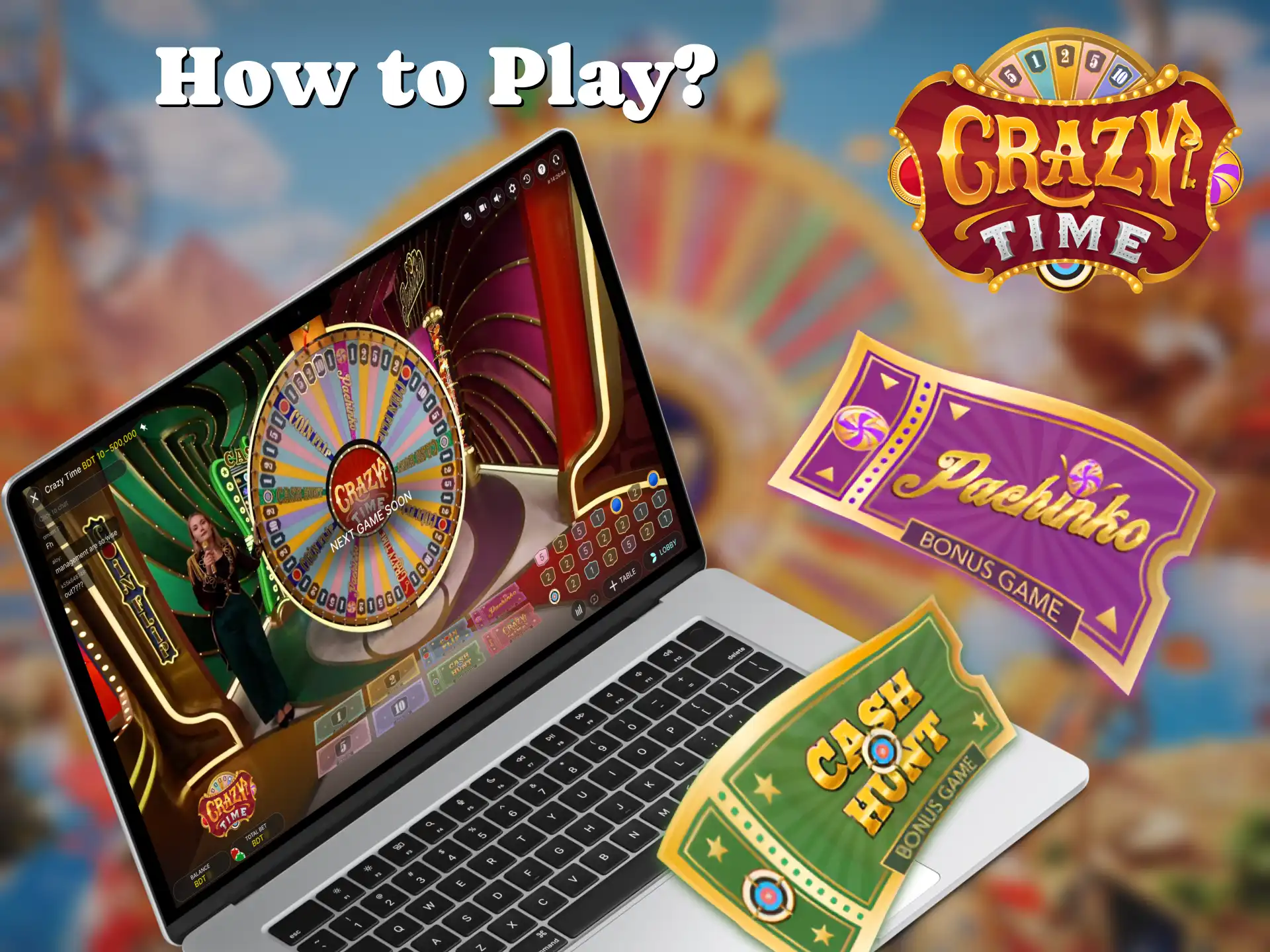 Find out how to play Crazy Time.