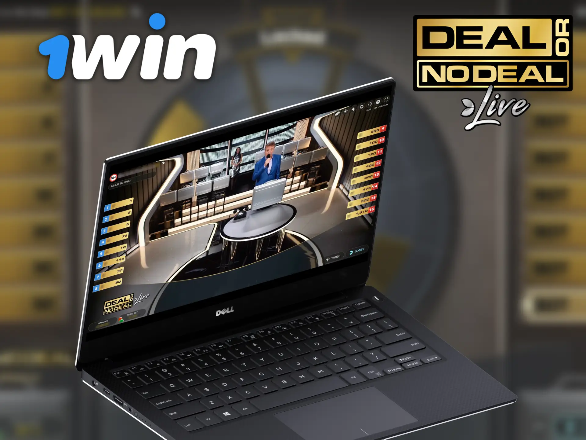 Enjoy Deal or No Deal at 1Win by creating an account.