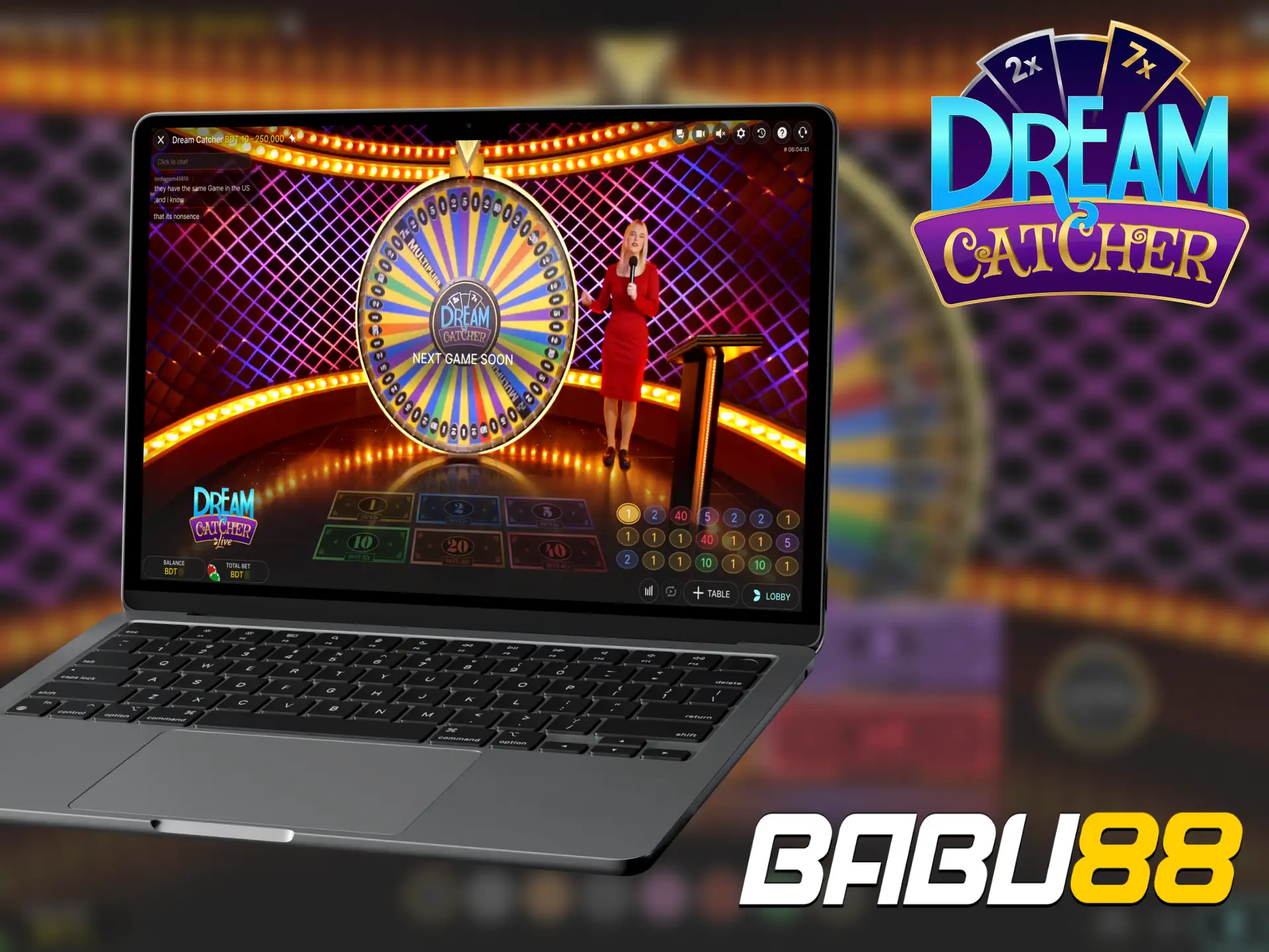 Create an account at Babu88 and start playing Dream Catcher.