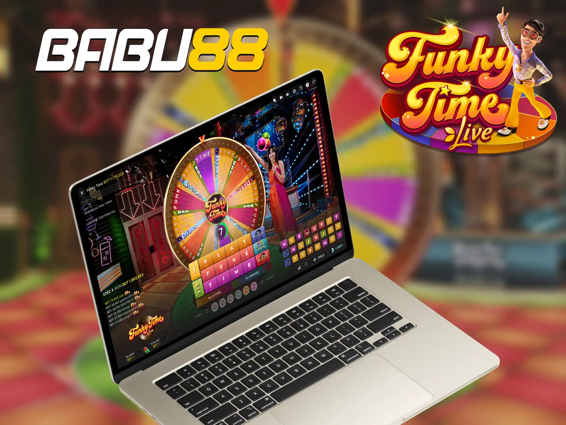 Babu88 provides generous bonuses for Funky Time.