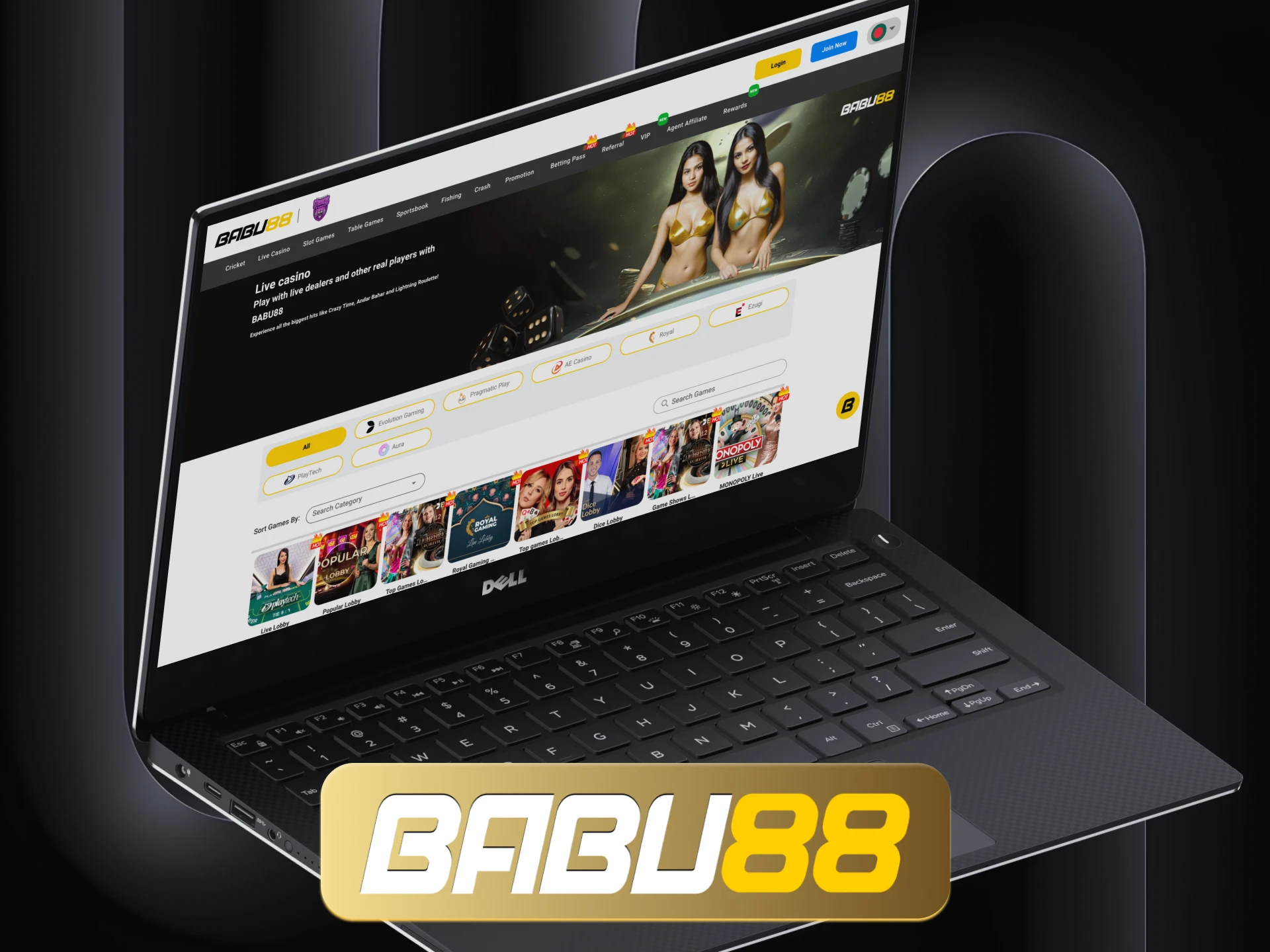 Getting started with live games at BABU88 is easy.