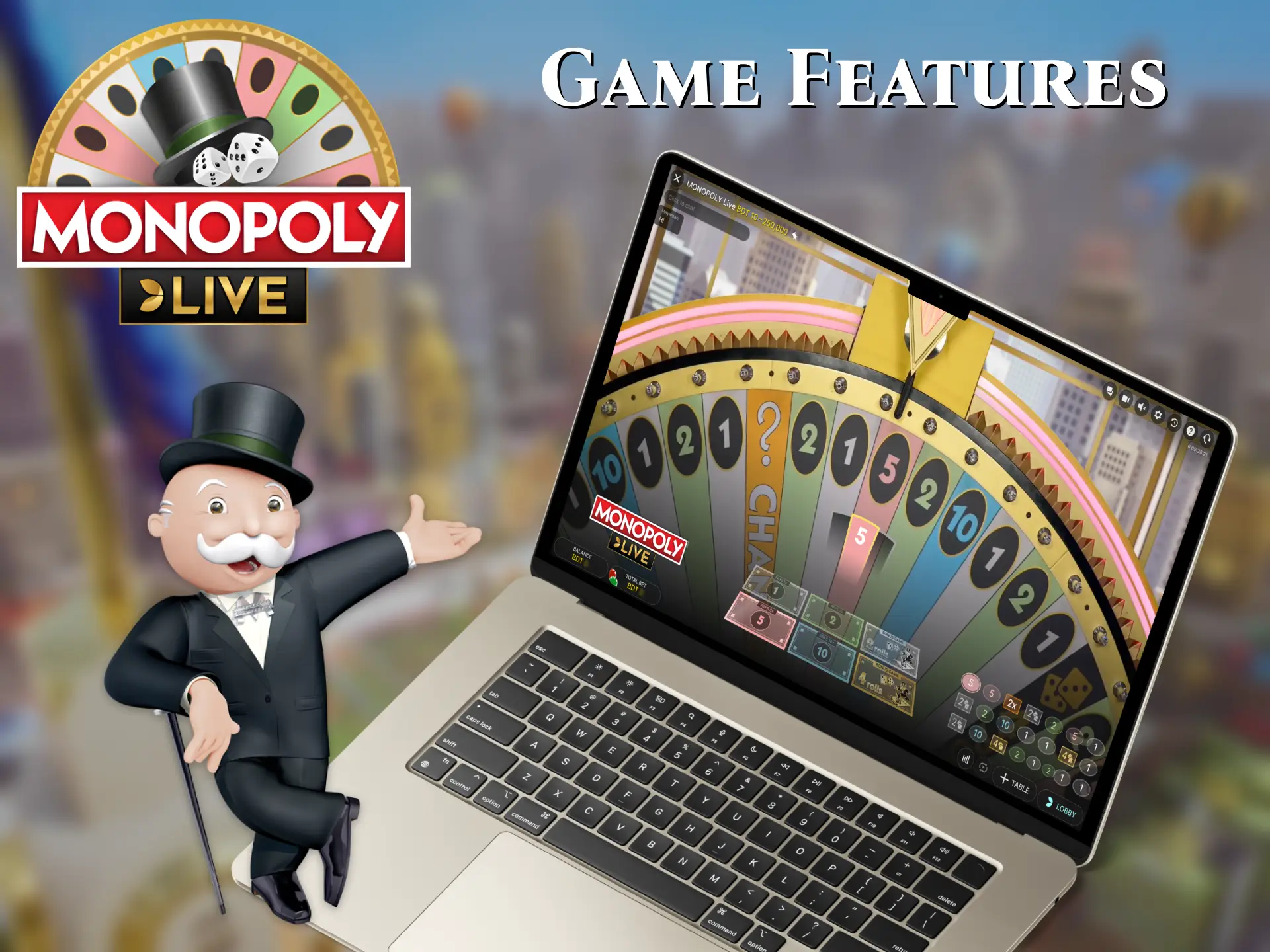 Play Monopoly Live in real time.