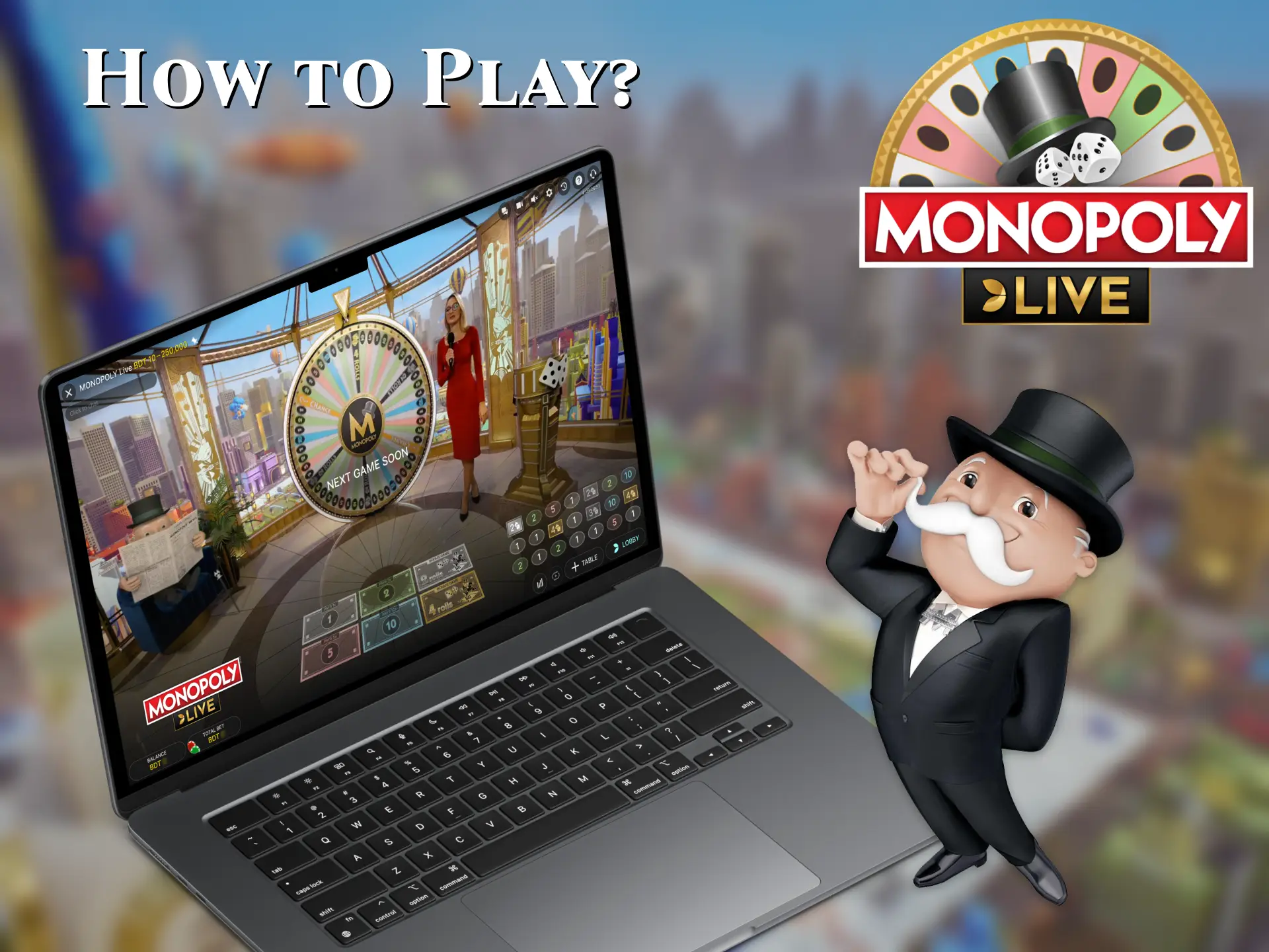 Playing Monopoly Live is simple.