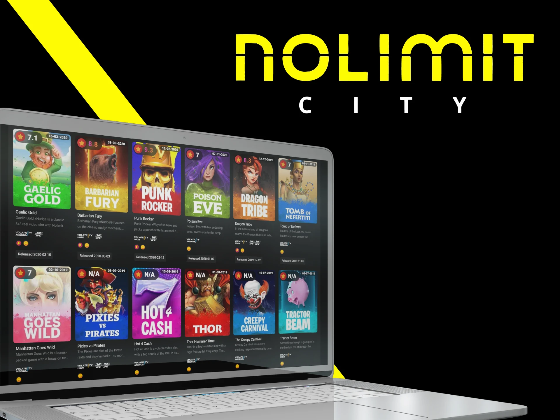 You can't go wrong by choosing Nolimit City as a gaming provider.