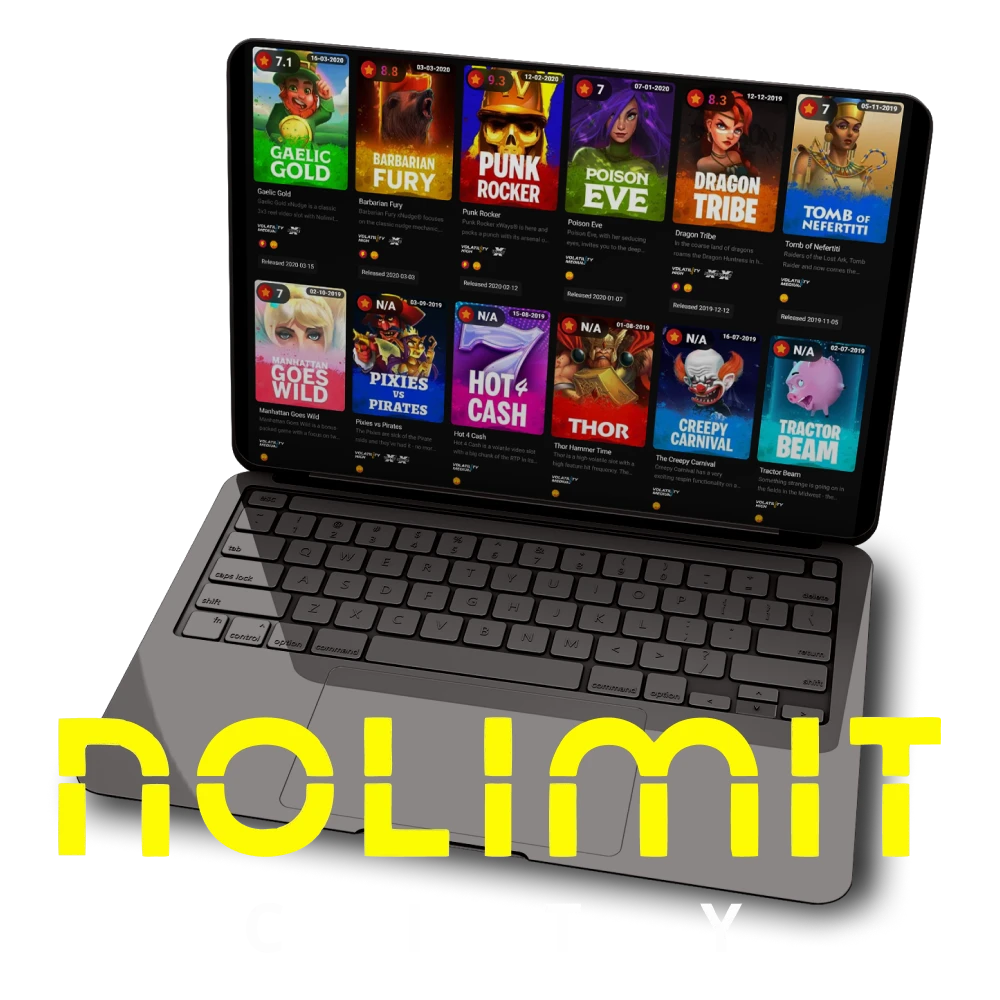 Choose the right game provider at Nolimit City Casino.