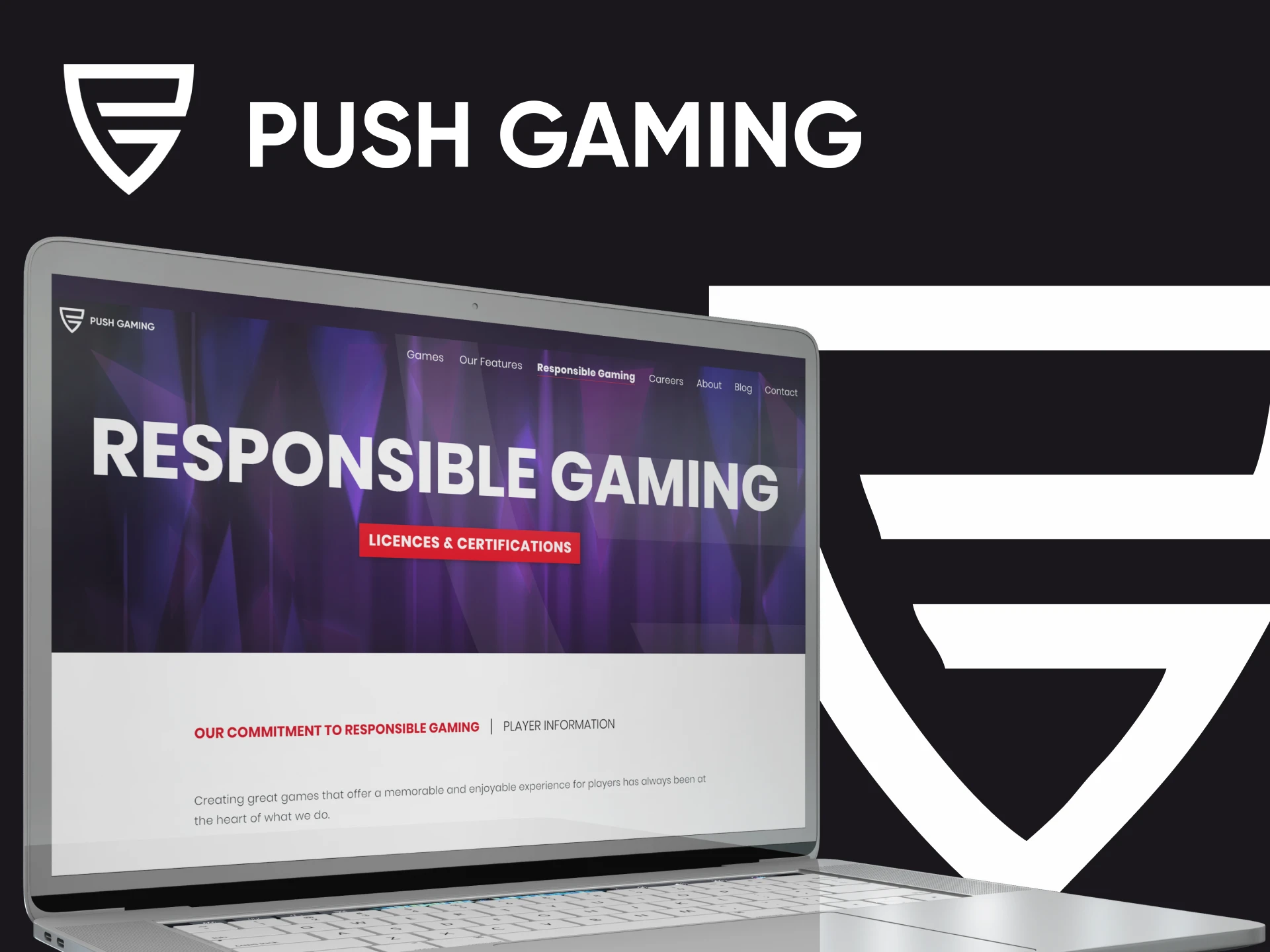 Play games from Push Gaming with caution.