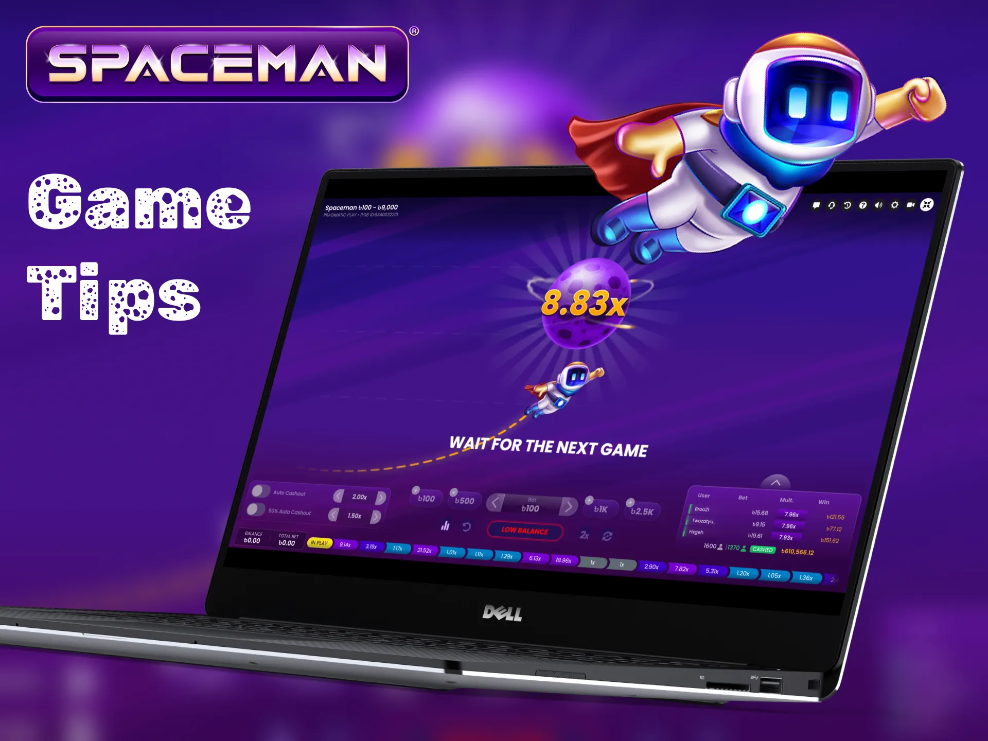 Improve your chances of winning in Spaceman.