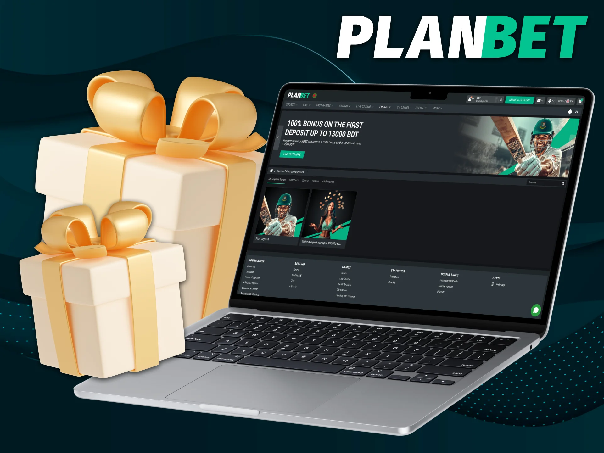 Get the bonus after registering an account at Planbet.